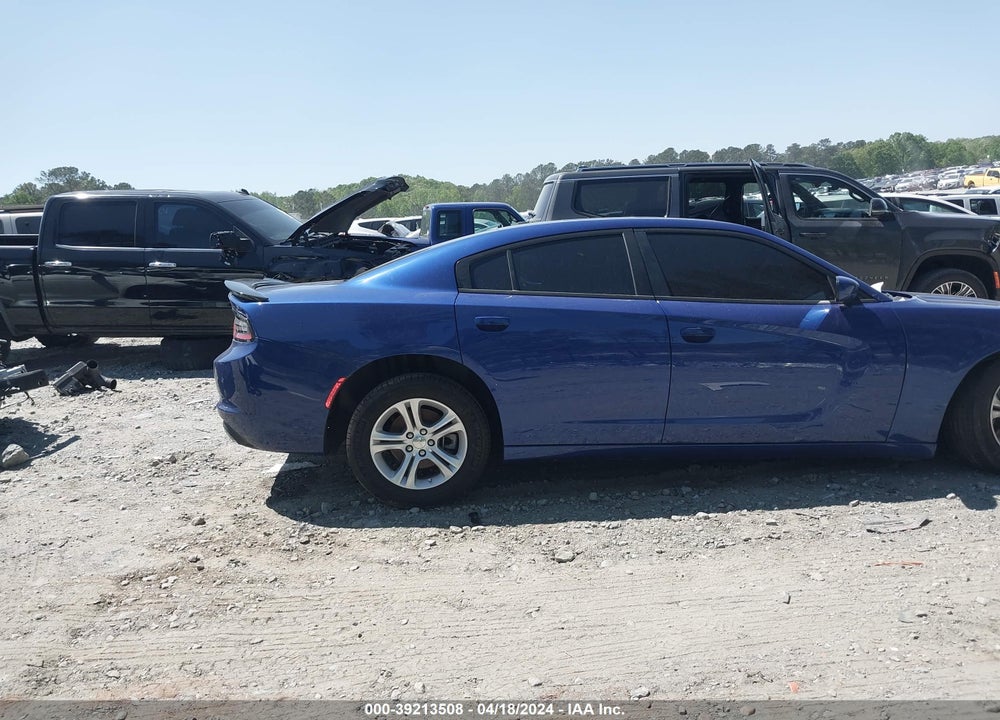 2022 DODGE CHARGER SXT RWD VIN: 2C3CDXBG6NH220089
