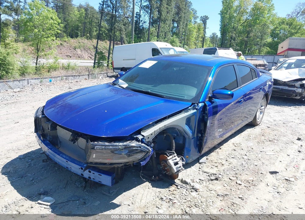 2022 DODGE CHARGER SXT RWD VIN: 2C3CDXBG6NH220089