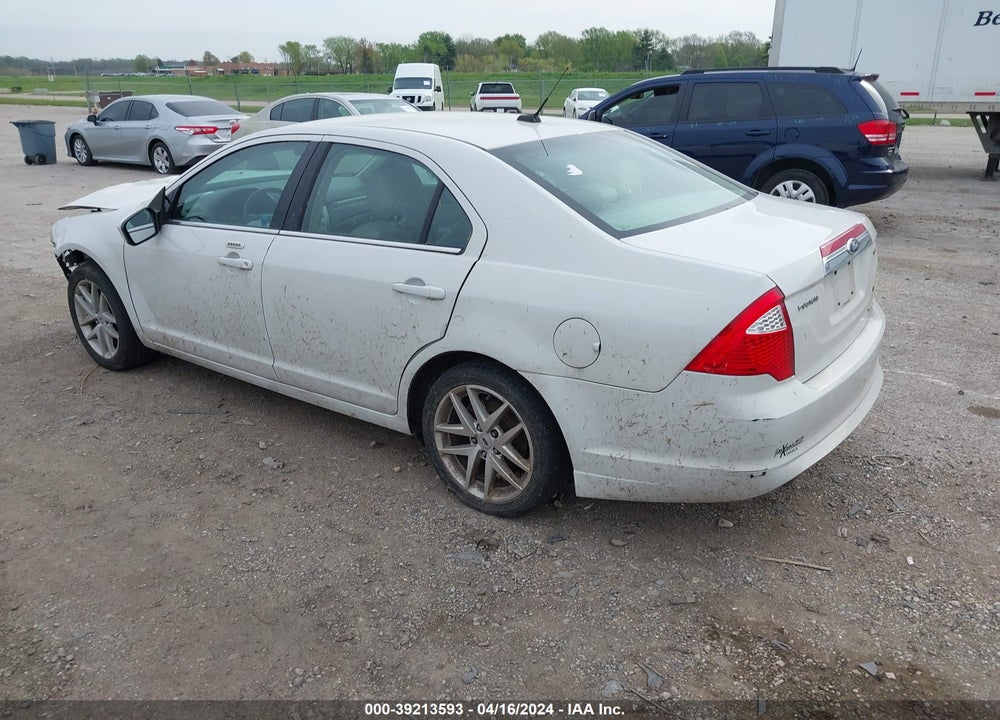 2012 FORD FUSION SEL VIN: 3FAHP0JGXCR277131