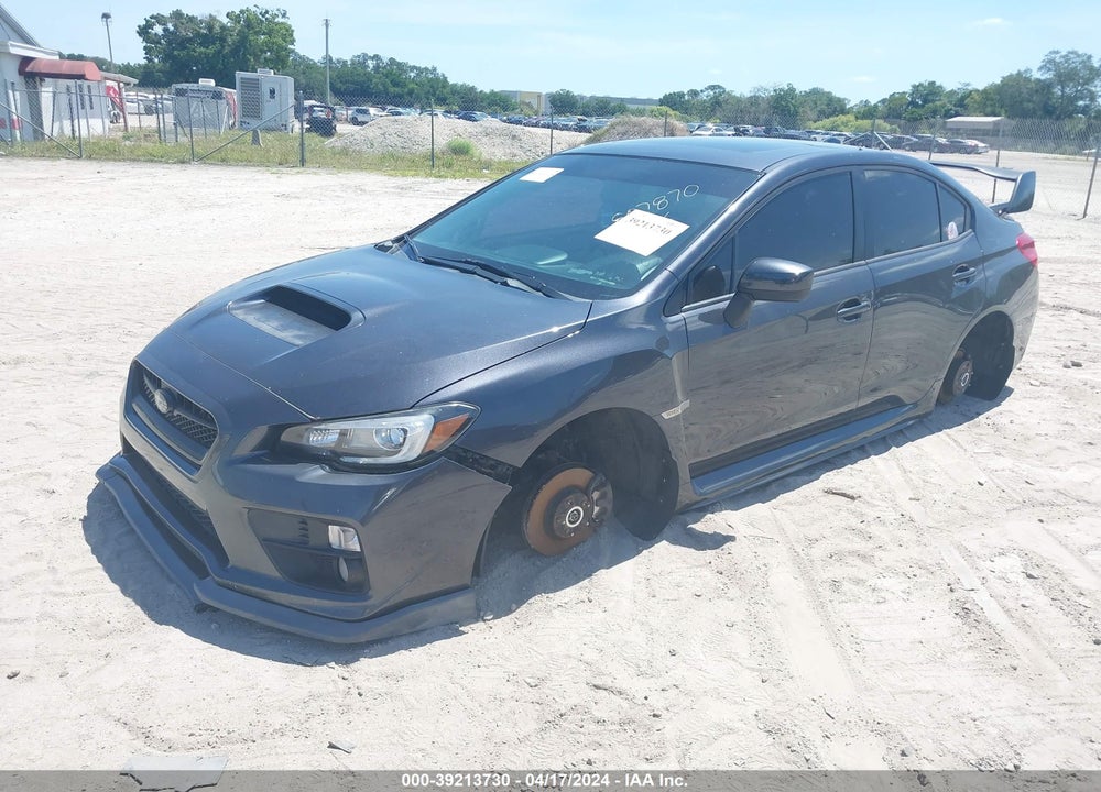 2015 SUBARU WRX LIMITED VIN: JF1VA1J65F8807870