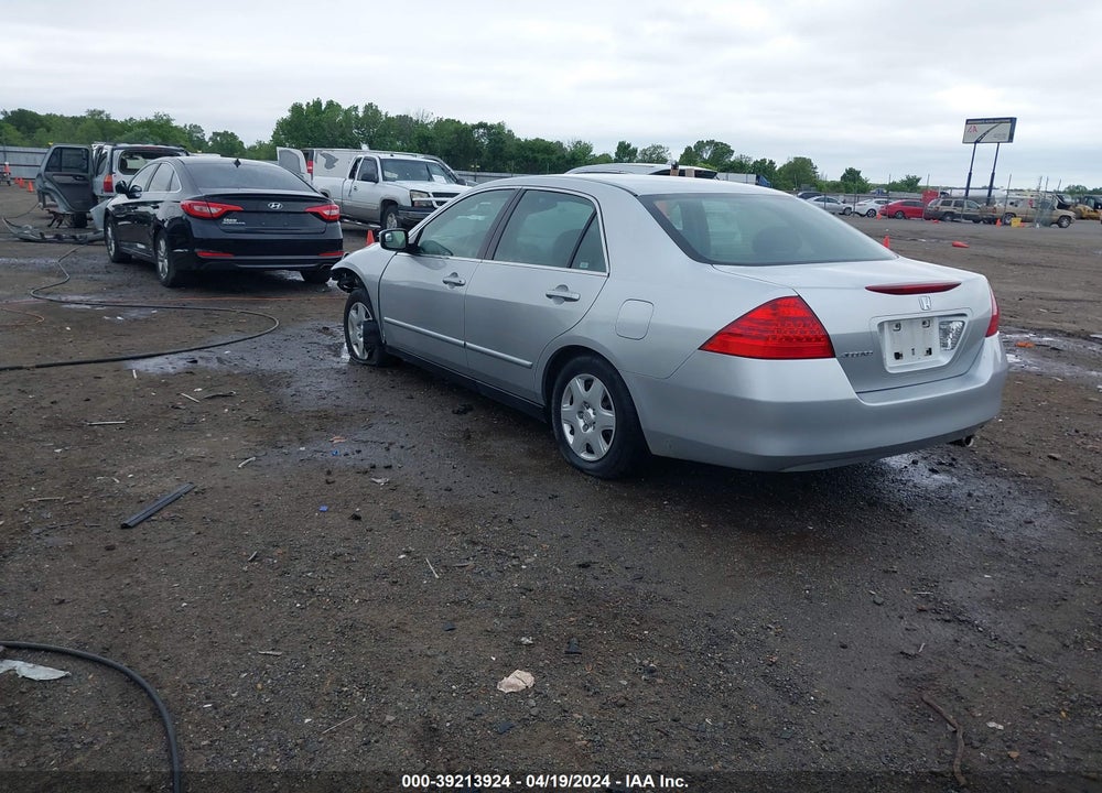 2007 HONDA ACCORD 2.4 LX VIN: 1HGCM56407A077692