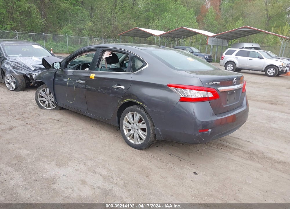 2015 NISSAN SENTRA SL VIN: 3N1AB7AP8FY221401