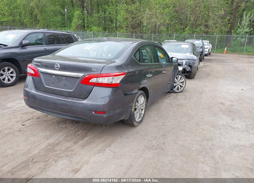 2015 NISSAN SENTRA SL VIN: 3N1AB7AP8FY221401