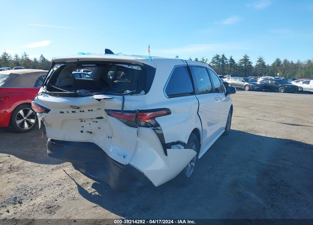 2022 TOYOTA SIENNA LE VIN: 5TDKRKEC3NS100921