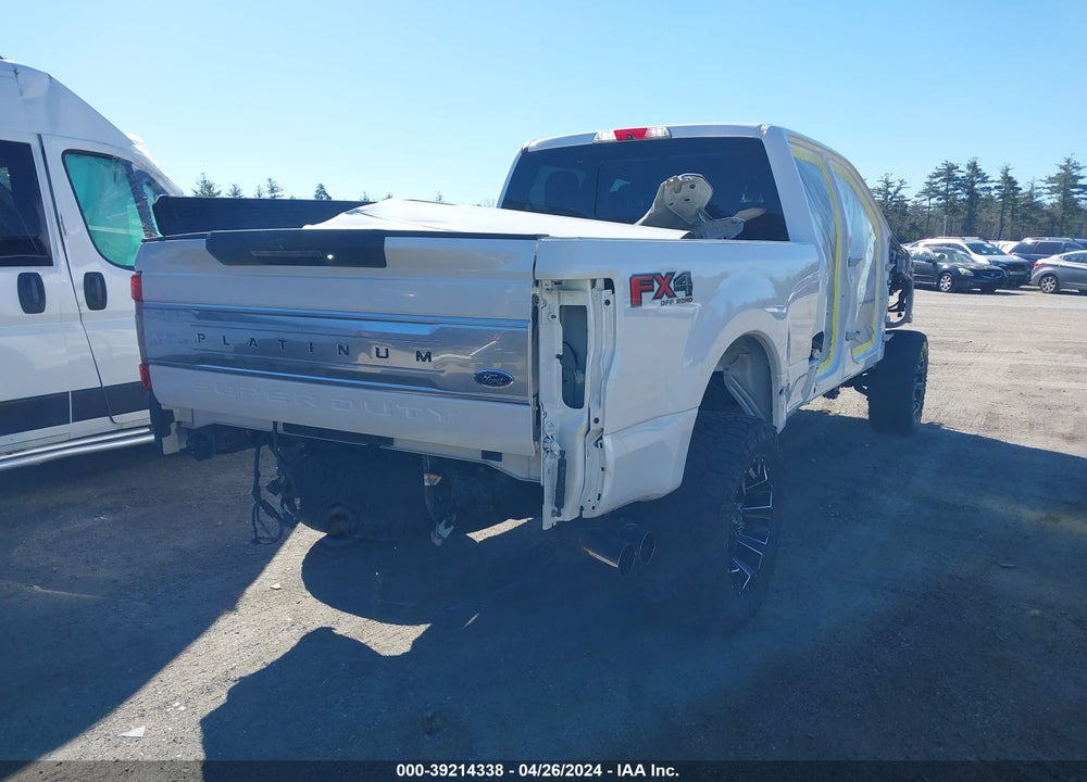 2017 FORD F-250 PLATINUM VIN: 1FT7W2BT3HEE16851