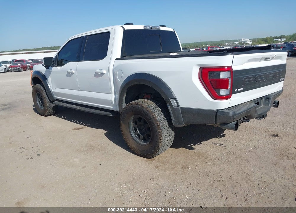 2023 FORD F-150 RAPTOR VIN: 1FTFW1RG4PFB84333