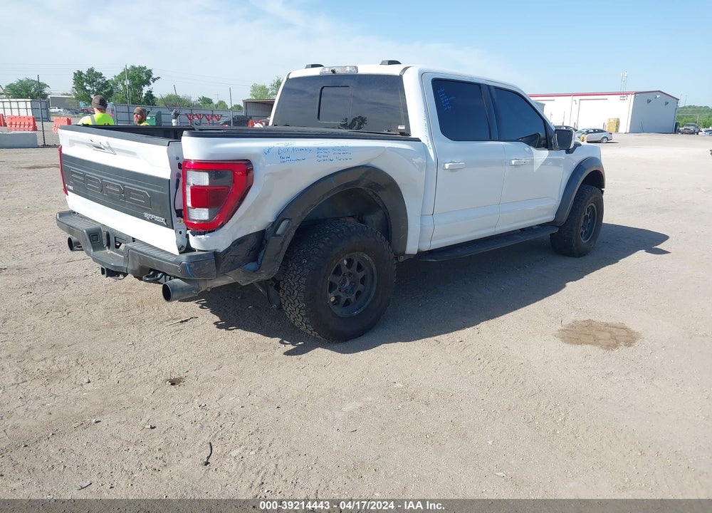 2023 FORD F-150 RAPTOR VIN: 1FTFW1RG4PFB84333