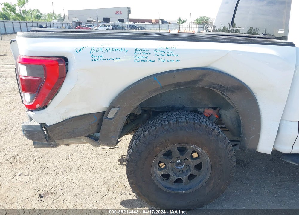 2023 FORD F-150 RAPTOR VIN: 1FTFW1RG4PFB84333