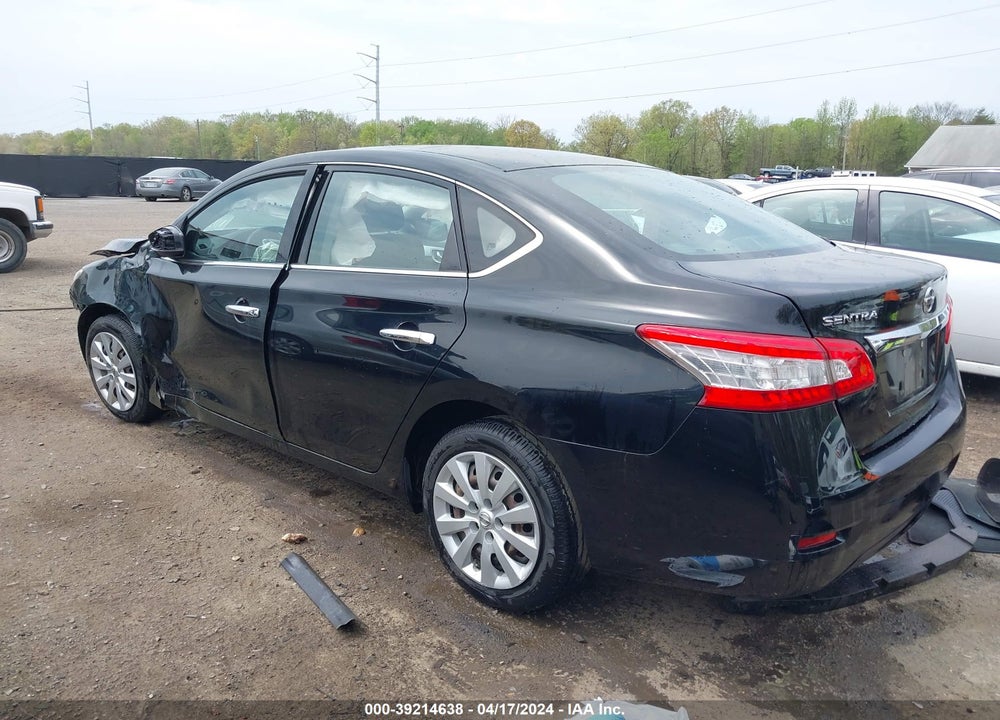 2015 NISSAN SENTRA S VIN: 3N1AB7AP5FY250516