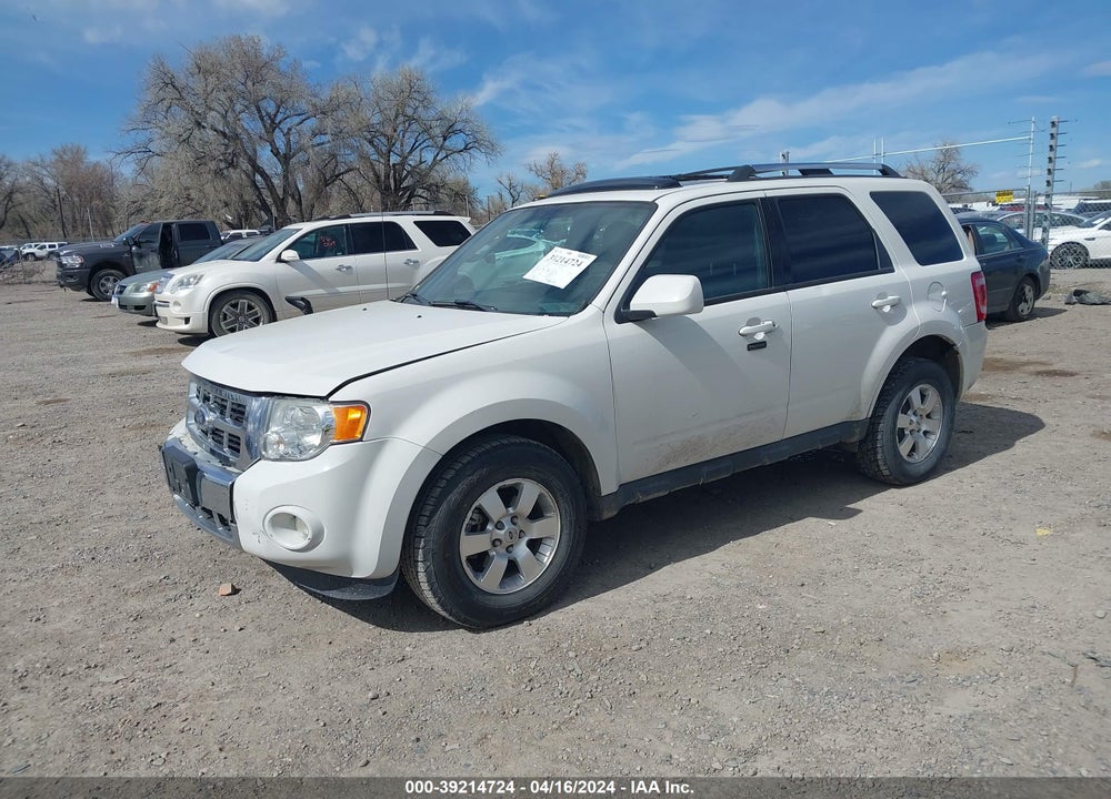 2012 FORD ESCAPE LIMITED VIN: 1FMCU9E75CKB47706