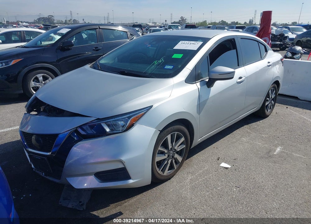 2021 NISSAN VERSA SV XTRONIC CVT VIN: 3N1CN8EV8ML846986