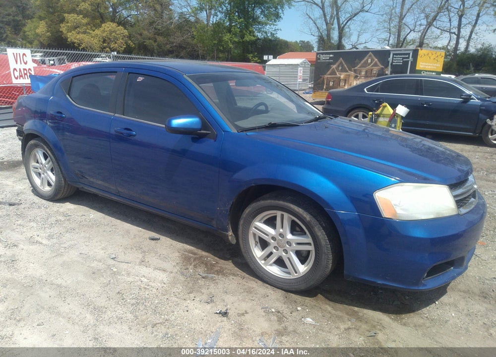 2013 DODGE AVENGER SXT VIN: 1C3CDZCB2DN621885