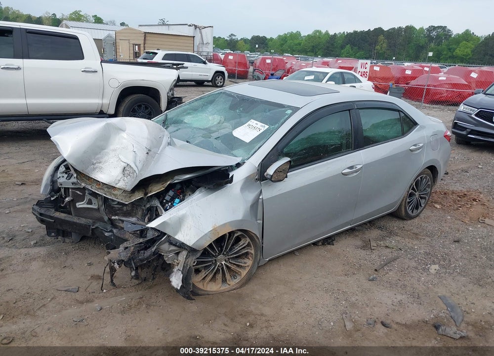 2014 TOYOTA COROLLA S PLUS VIN: 2T1BURHE6EC063876