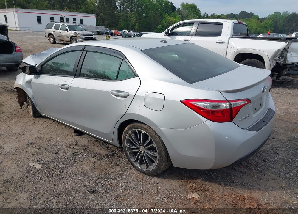 2014 TOYOTA COROLLA S PLUS VIN: 2T1BURHE6EC063876