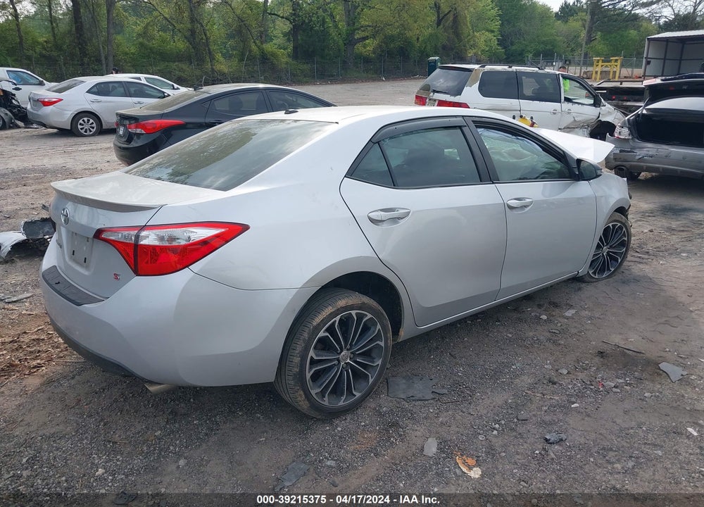 2014 TOYOTA COROLLA S PLUS VIN: 2T1BURHE6EC063876