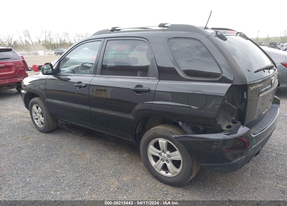 2009 KIA SPORTAGE LX VIN: KNDJF724197593593