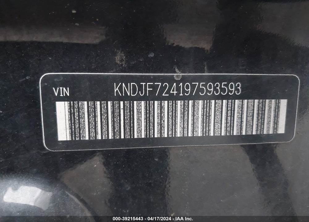 2009 KIA SPORTAGE LX VIN: KNDJF724197593593