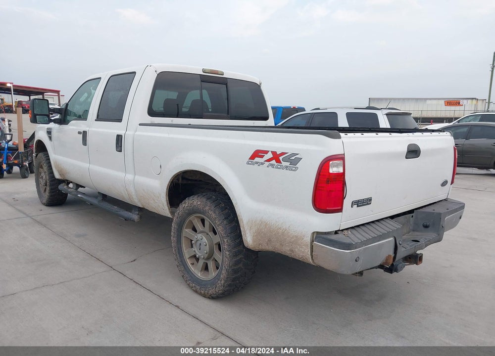2008 FORD F-250 FX4/KING RANCH/LARIAT/XL/XLT VIN: 1FTSW21598EA04608