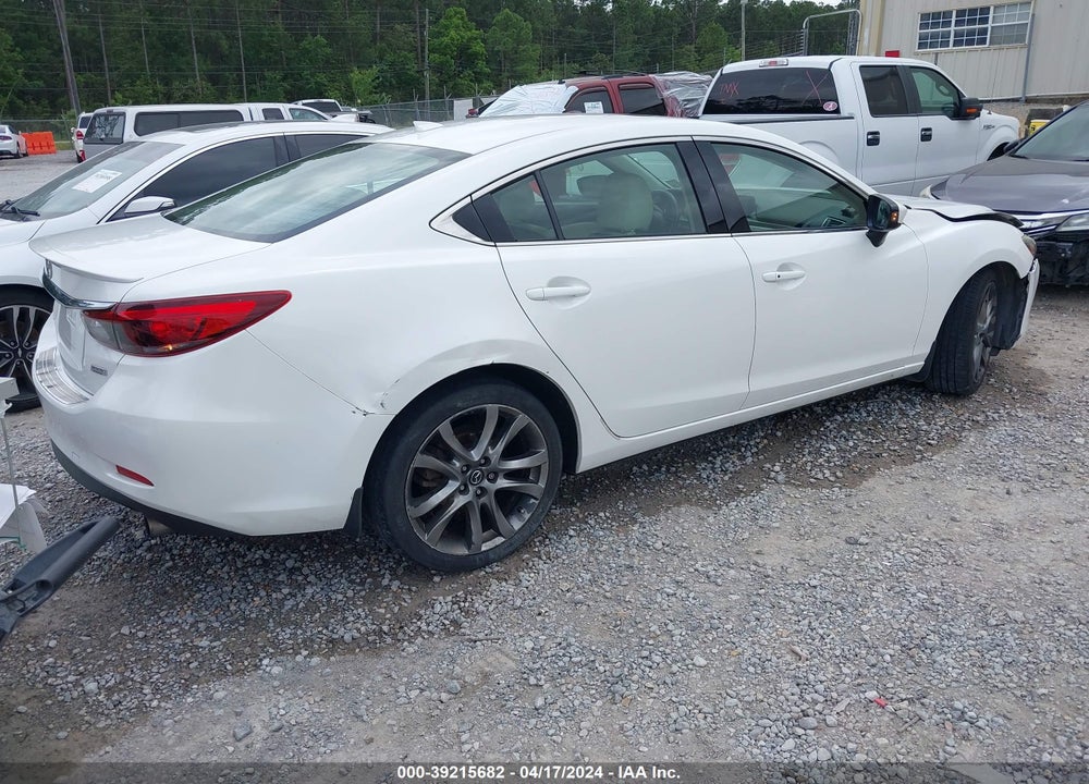 2016 MAZDA 6 I GRAND TOURING VIN: JM1GJ1W57G1444016