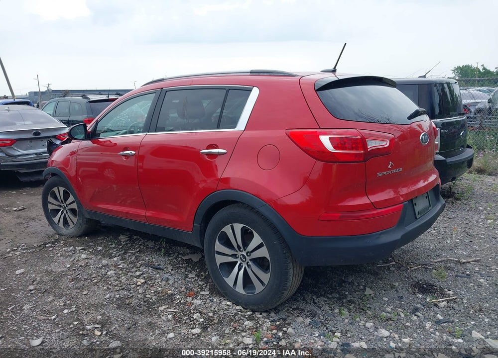 2011 KIA SPORTAGE EX VIN: KNDPCCA27B7084075