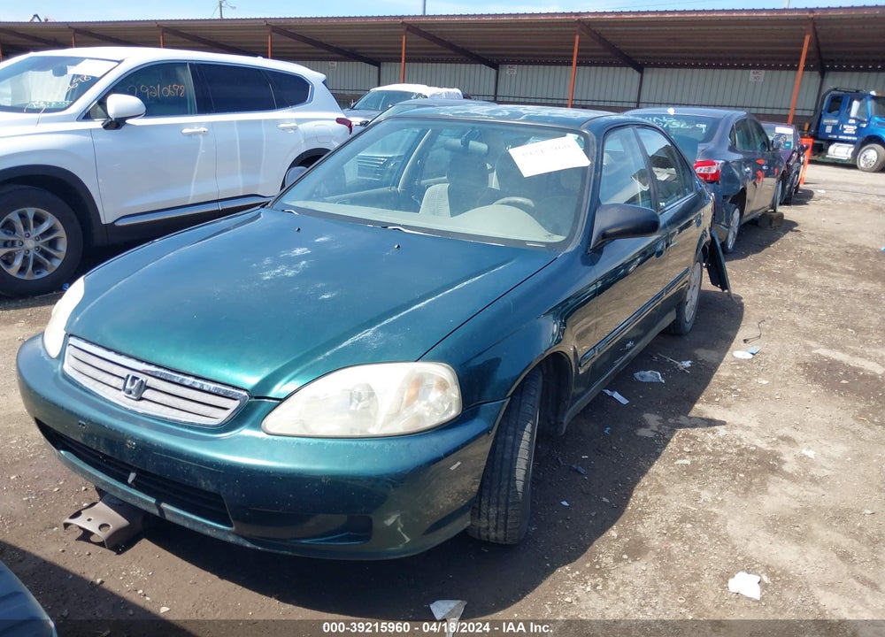 2000 HONDA CIVIC VALUE PACKAGE VIN: 2HGEJ6615YH567870