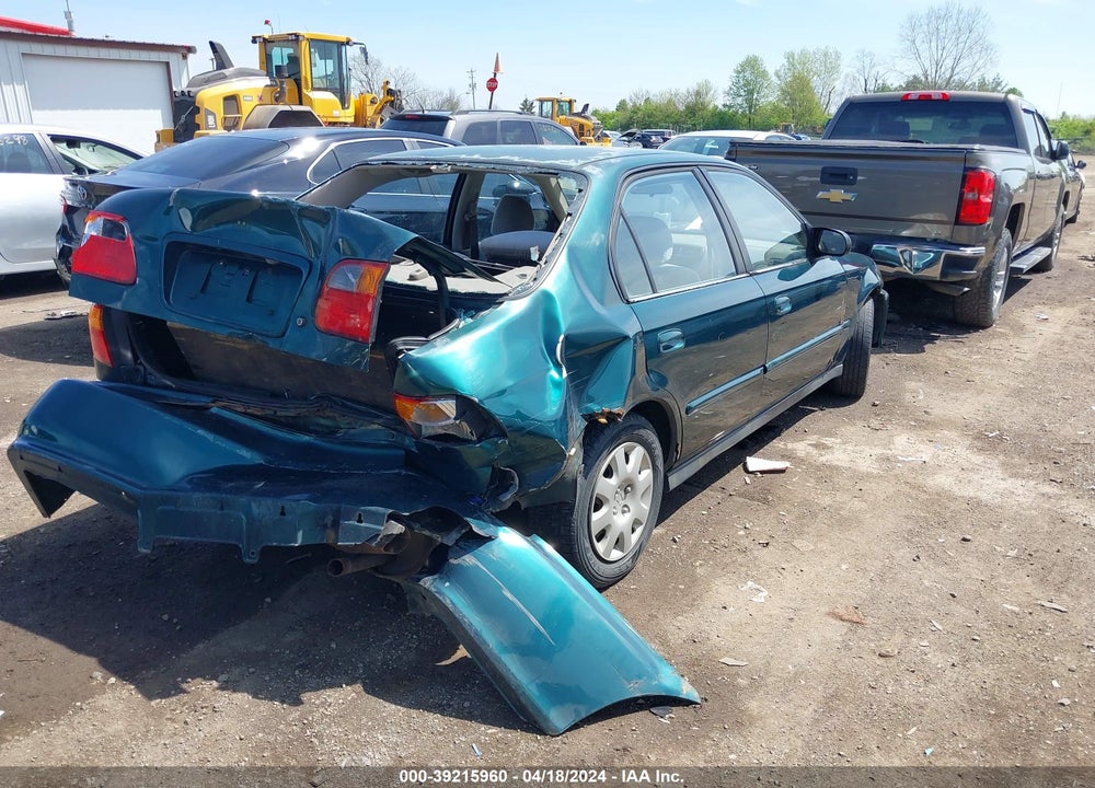 2000 HONDA CIVIC VALUE PACKAGE VIN: 2HGEJ6615YH567870