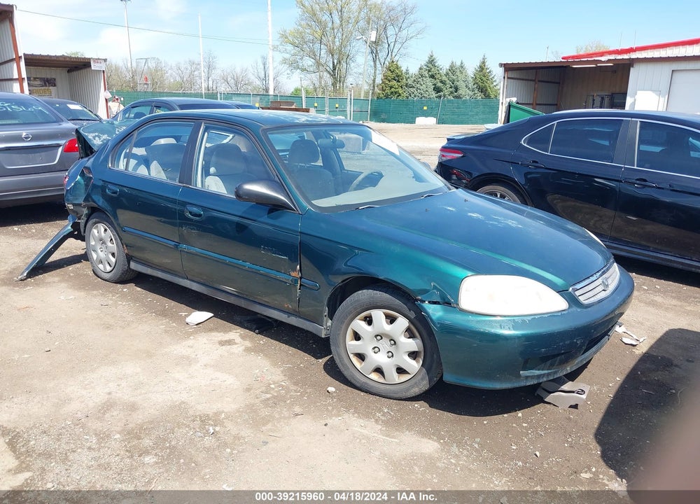 2000 HONDA CIVIC VALUE PACKAGE VIN: 2HGEJ6615YH567870