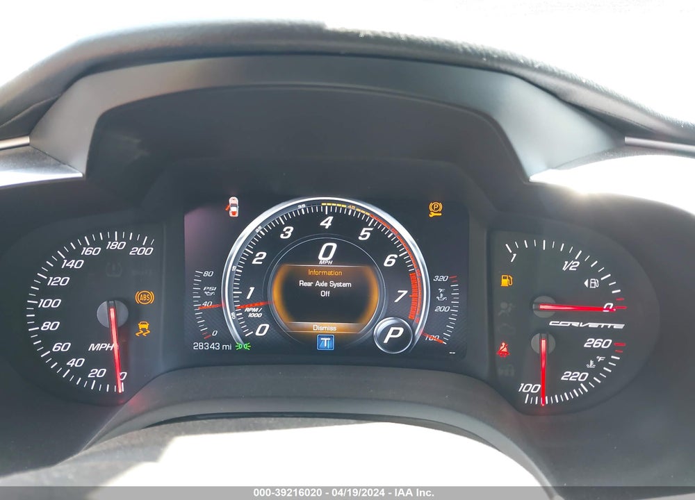 2015 CHEVROLET CORVETTE STINGRAY Z51 VIN: 1G1YK2D78F5104658