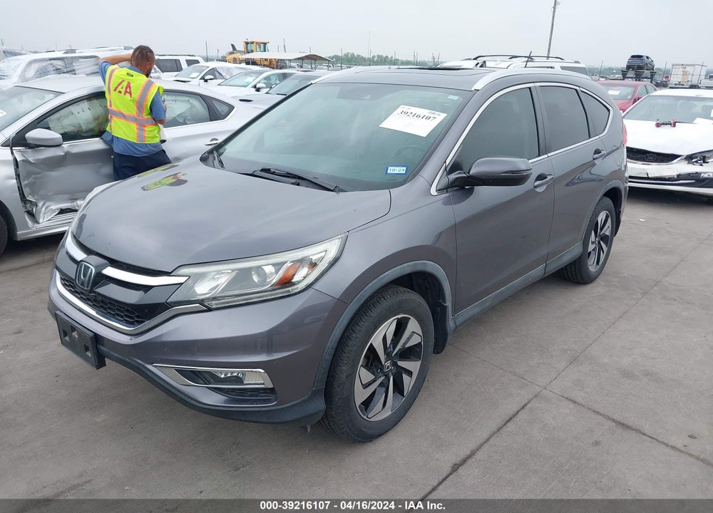 2015 HONDA CR-V TOURING VIN: 5J6RM3H90FL007290