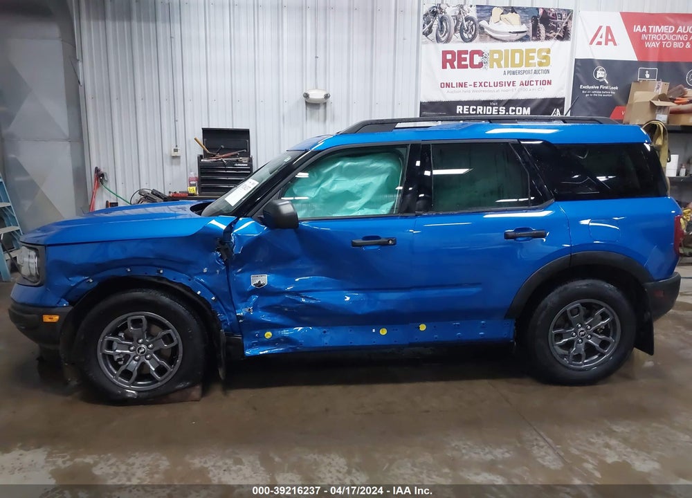 2022 FORD BRONCO SPORT BIG BEND VIN: 3FMCR9B68NRD85609