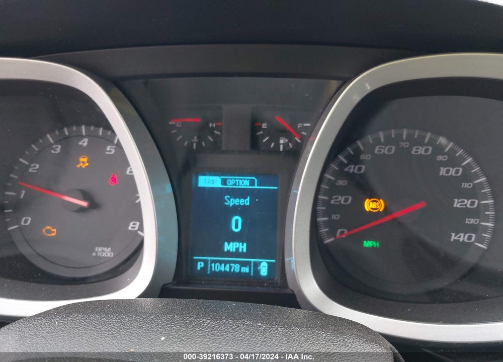 2013 CHEVROLET EQUINOX 1LT VIN: 2GNFLEEK9D6147852