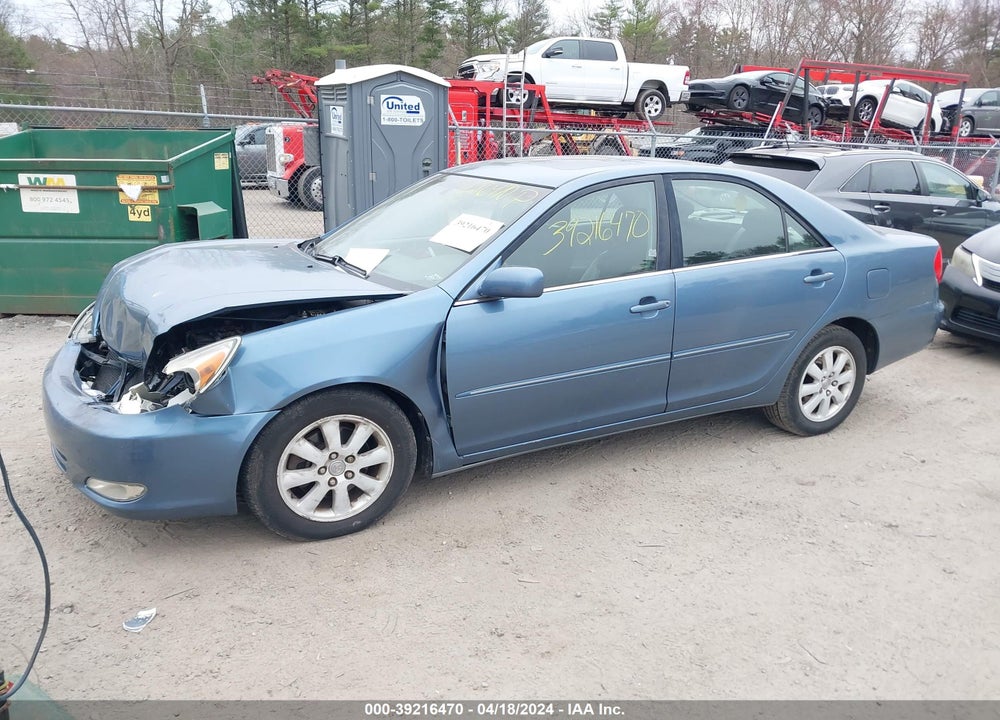 2003 TOYOTA CAMRY XLE V6 VIN: 4T1BF30K13U562153