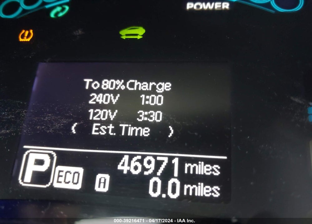 2013 NISSAN LEAF S VIN: 1N4AZ0CP0DC411251
