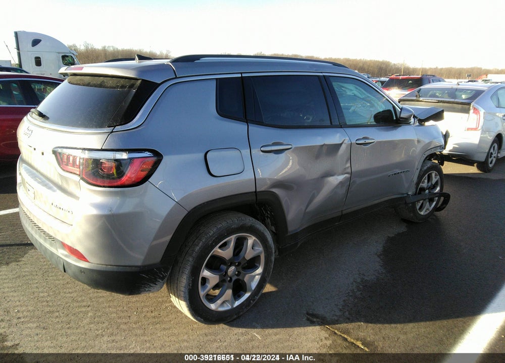 2021 JEEP COMPASS LIMITED 4X4 VIN: 3C4NJDCB8MT515019
