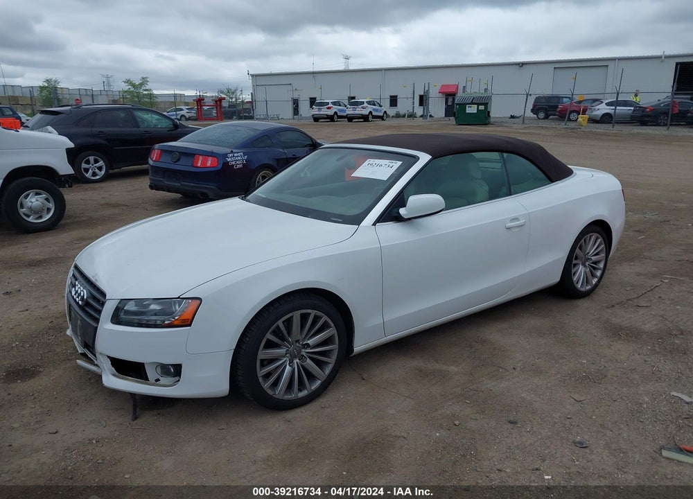 2011 AUDI A5 2.0T PREMIUM VIN: WAULFAFH8BN010308