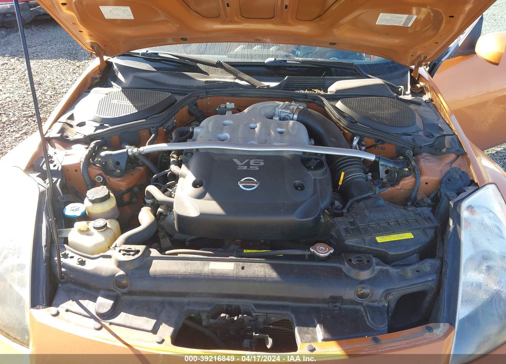 2005 NISSAN 350Z TOURING VIN: JN1AZ36AX5M756661