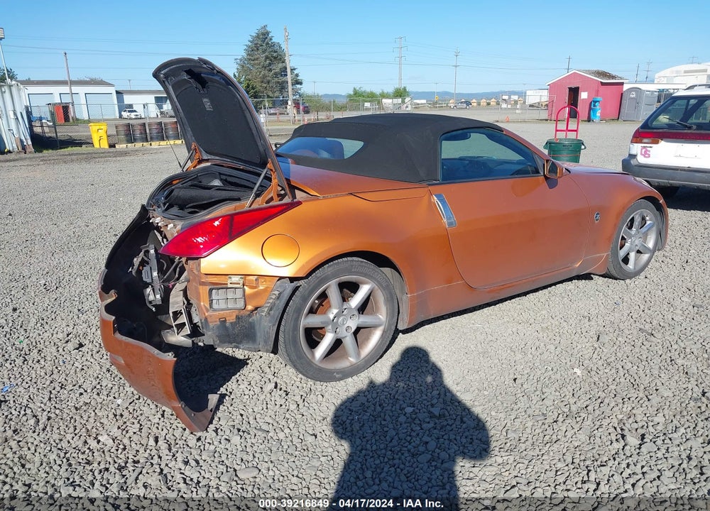 2005 NISSAN 350Z TOURING VIN: JN1AZ36AX5M756661