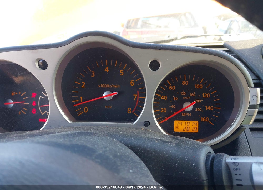 2005 NISSAN 350Z TOURING VIN: JN1AZ36AX5M756661