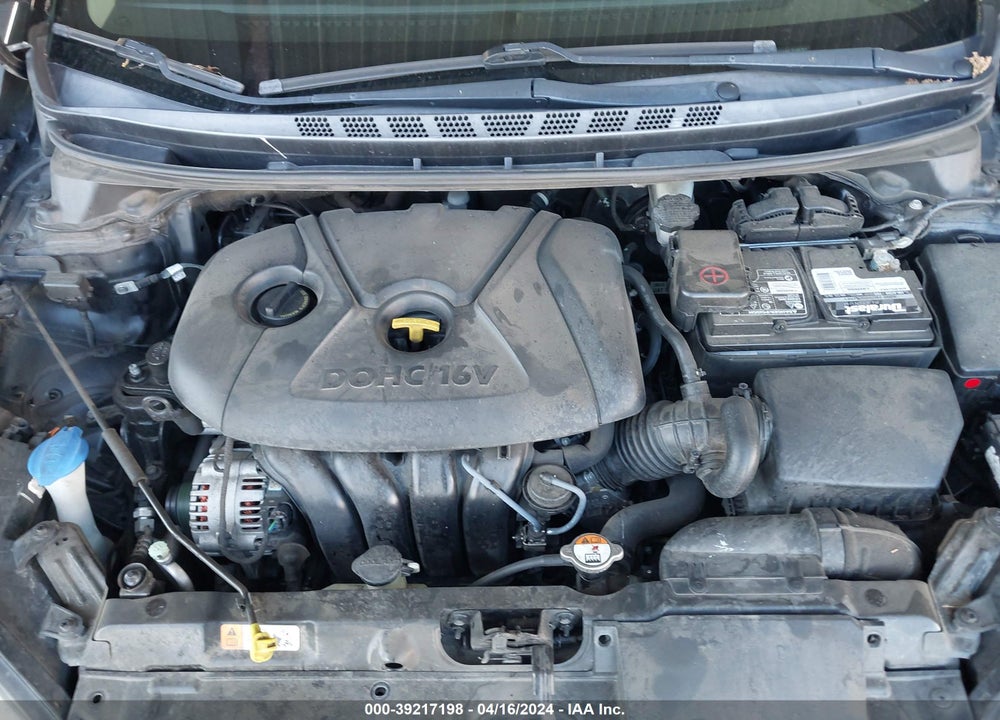 2014 HYUNDAI ELANTRA LIMITED VIN: 5NPDH4AE2EH457611