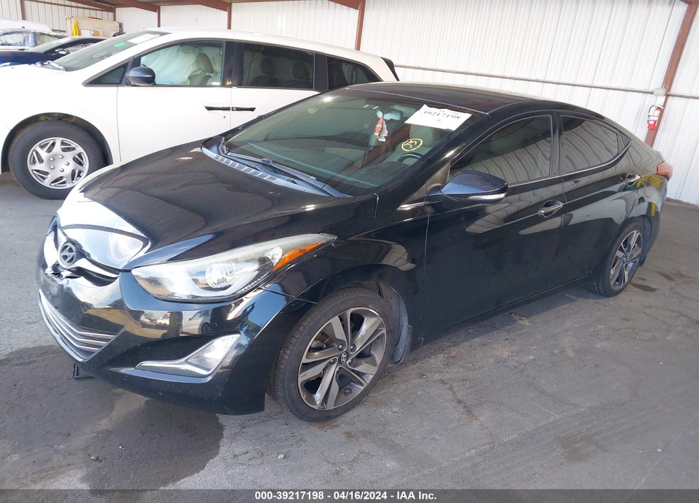 2014 HYUNDAI ELANTRA LIMITED VIN: 5NPDH4AE2EH457611