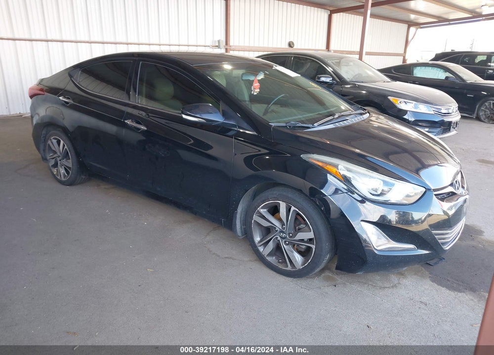 2014 HYUNDAI ELANTRA LIMITED VIN: 5NPDH4AE2EH457611