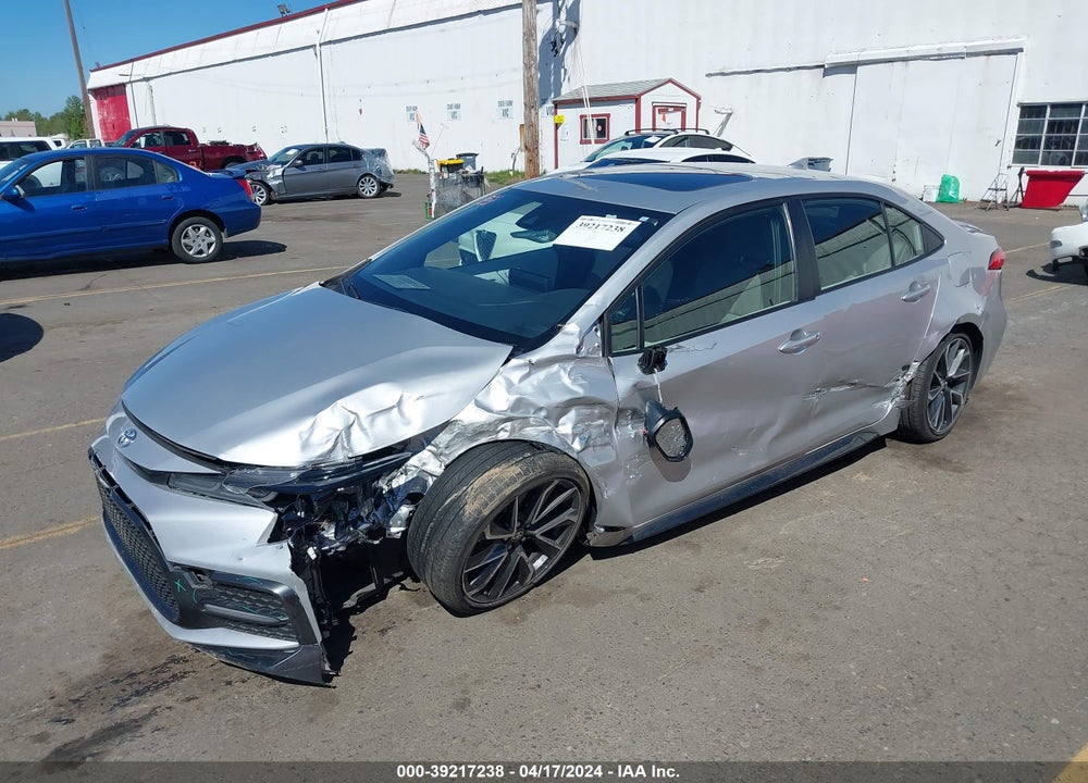 2022 TOYOTA COROLLA SE VIN: JTDP4MCE4NJ093592