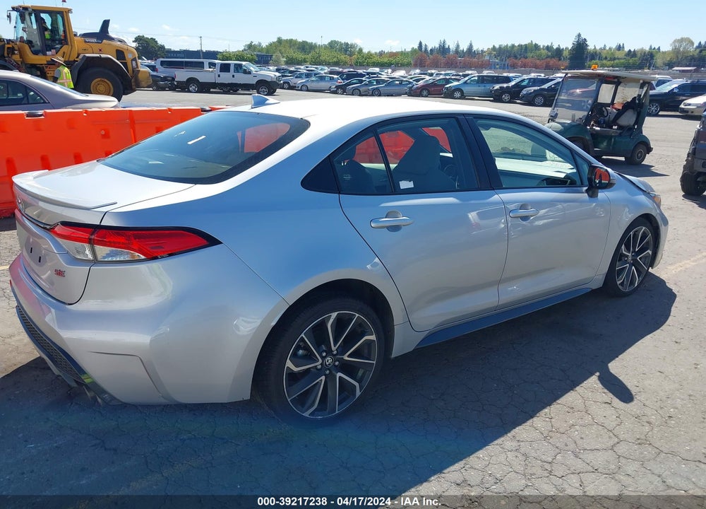 2022 TOYOTA COROLLA SE VIN: JTDP4MCE4NJ093592