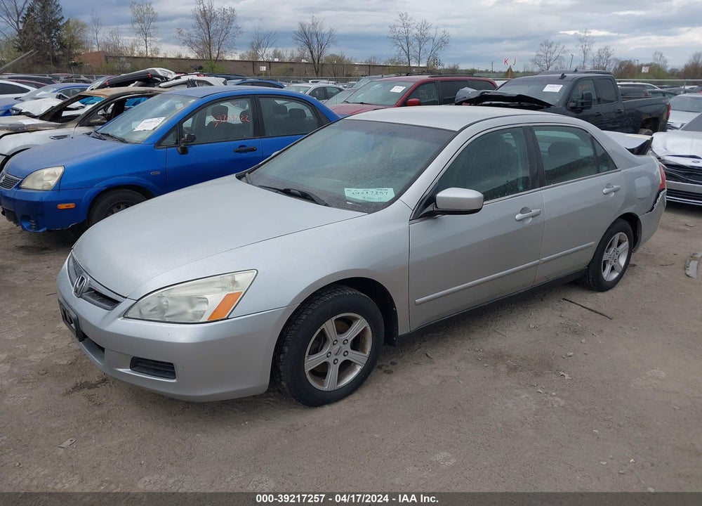 2007 HONDA ACCORD 2.4 LX VIN: 3HGCM56437G709862