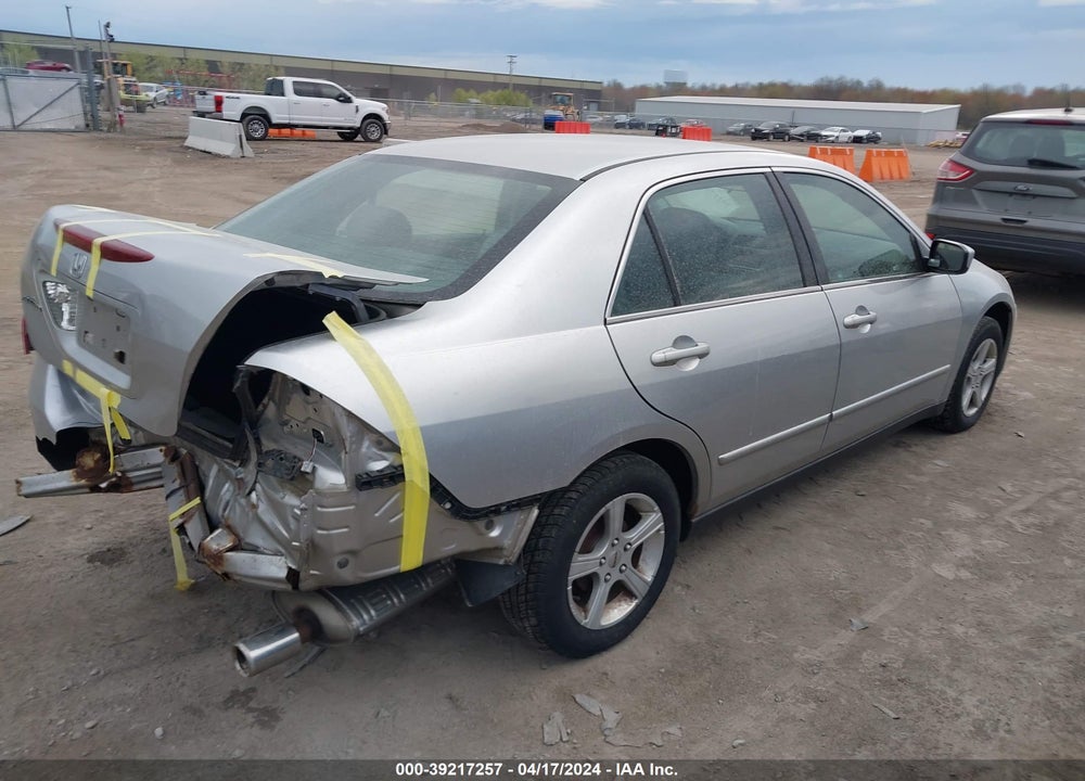 2007 HONDA ACCORD 2.4 LX VIN: 3HGCM56437G709862