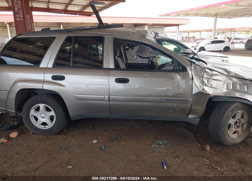 2002 CHEVROLET TRAILBLAZER LS VIN: 1GNDS13S222415611
