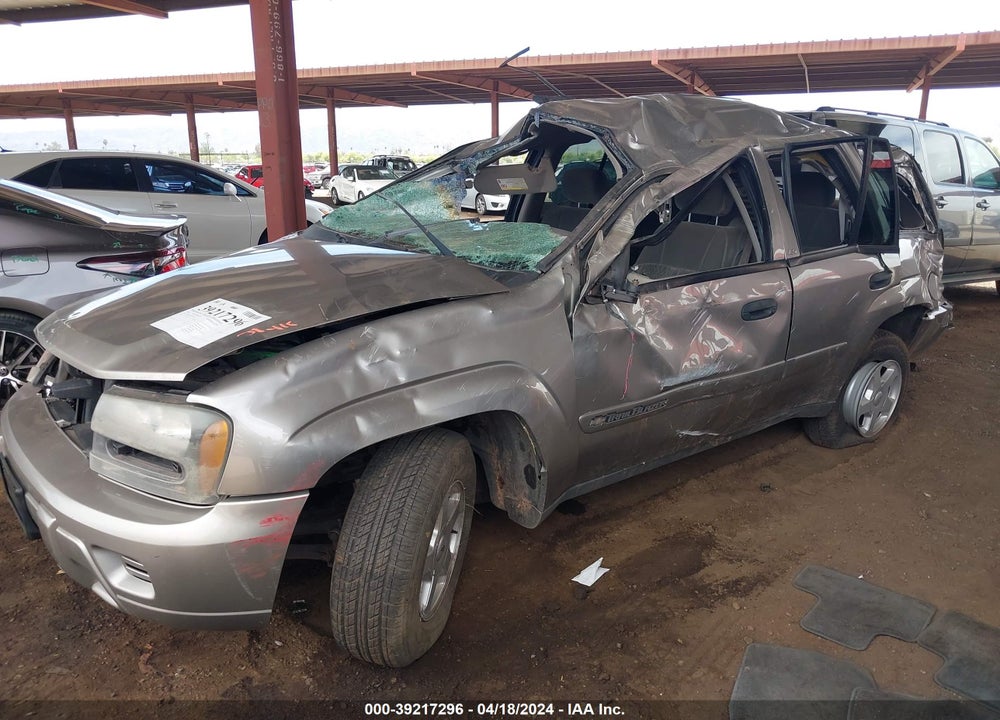 2002 CHEVROLET TRAILBLAZER LS VIN: 1GNDS13S222415611