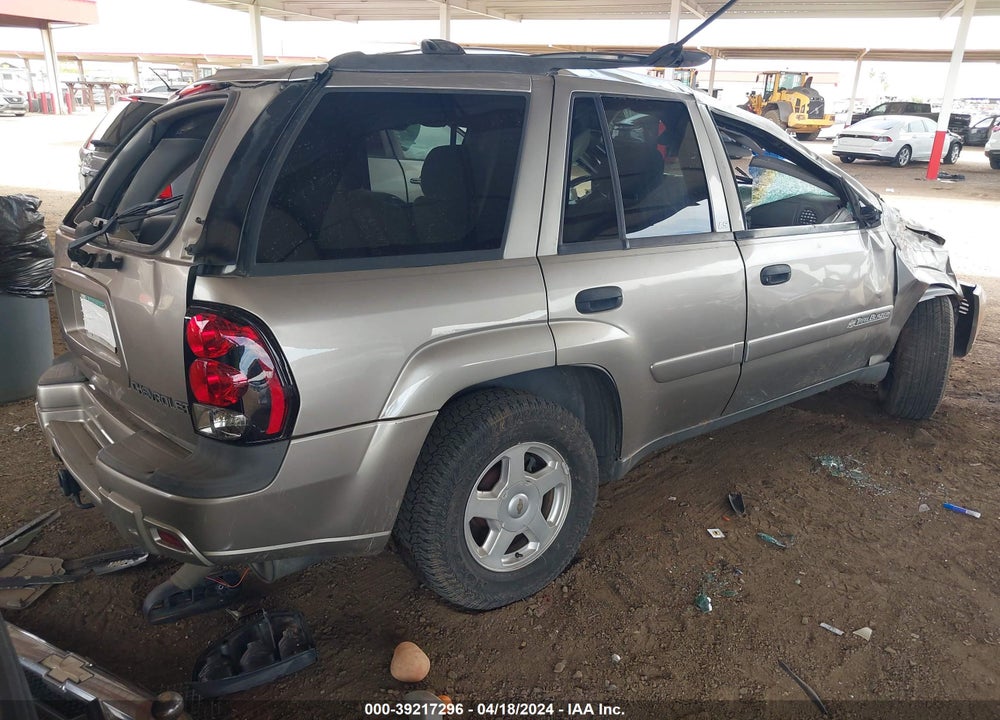 2002 CHEVROLET TRAILBLAZER LS VIN: 1GNDS13S222415611