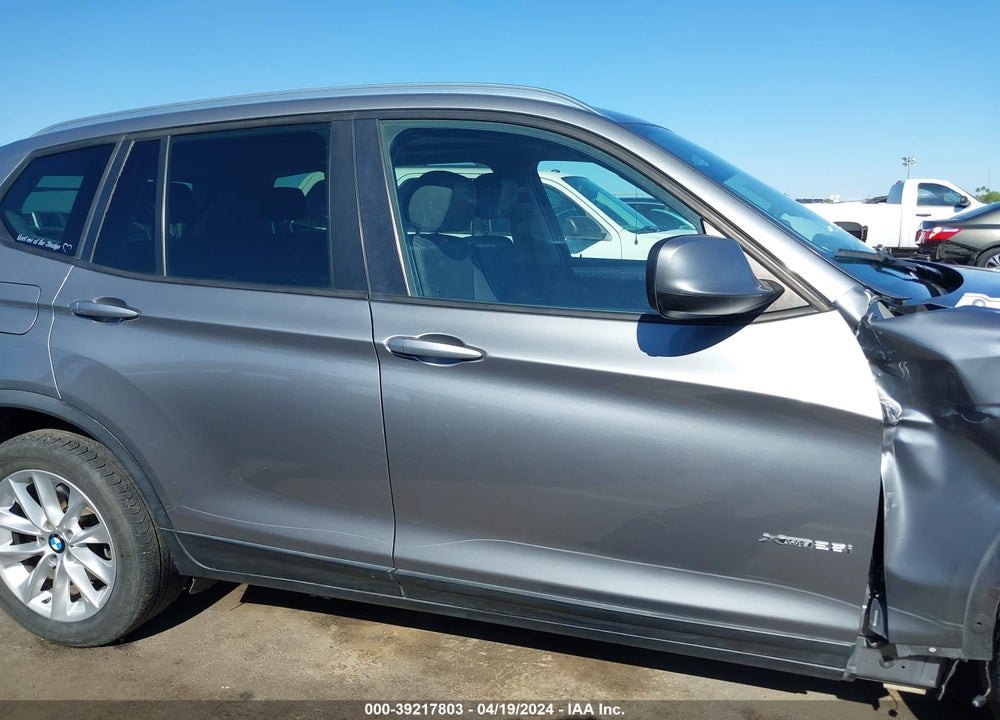 2014 BMW X3 XDRIVE28I VIN: 5UXWX9C52E0D31317