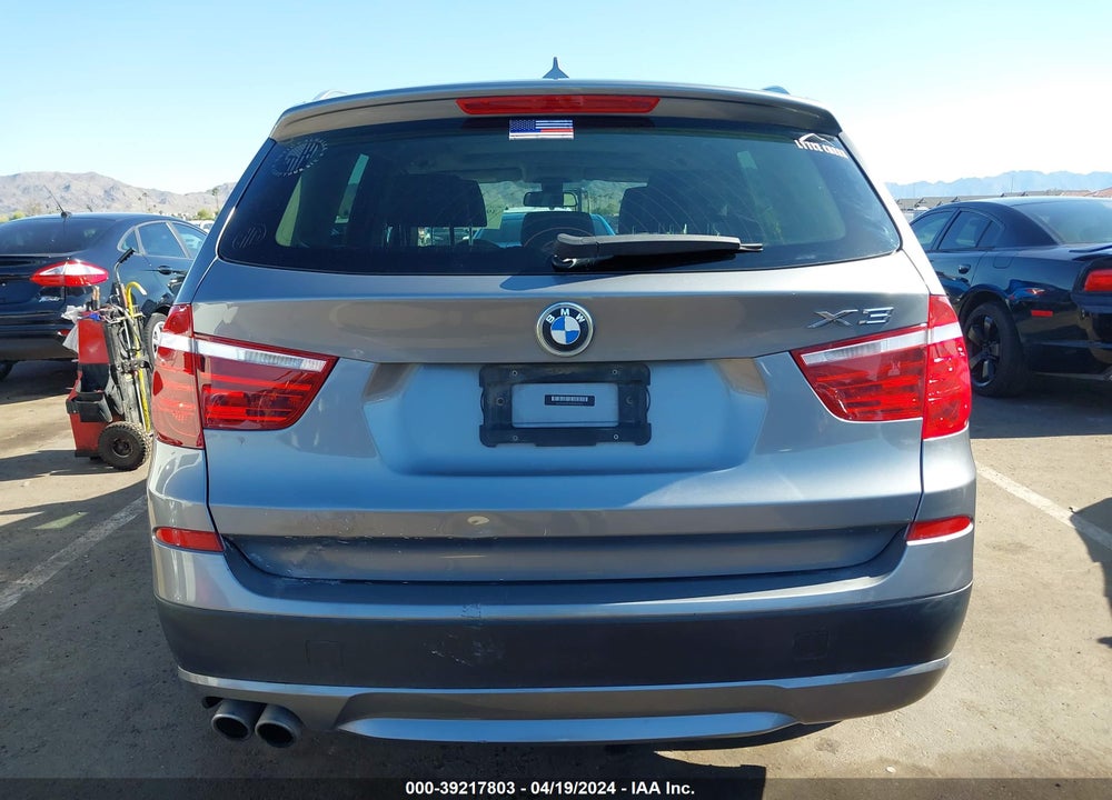 2014 BMW X3 XDRIVE28I VIN: 5UXWX9C52E0D31317